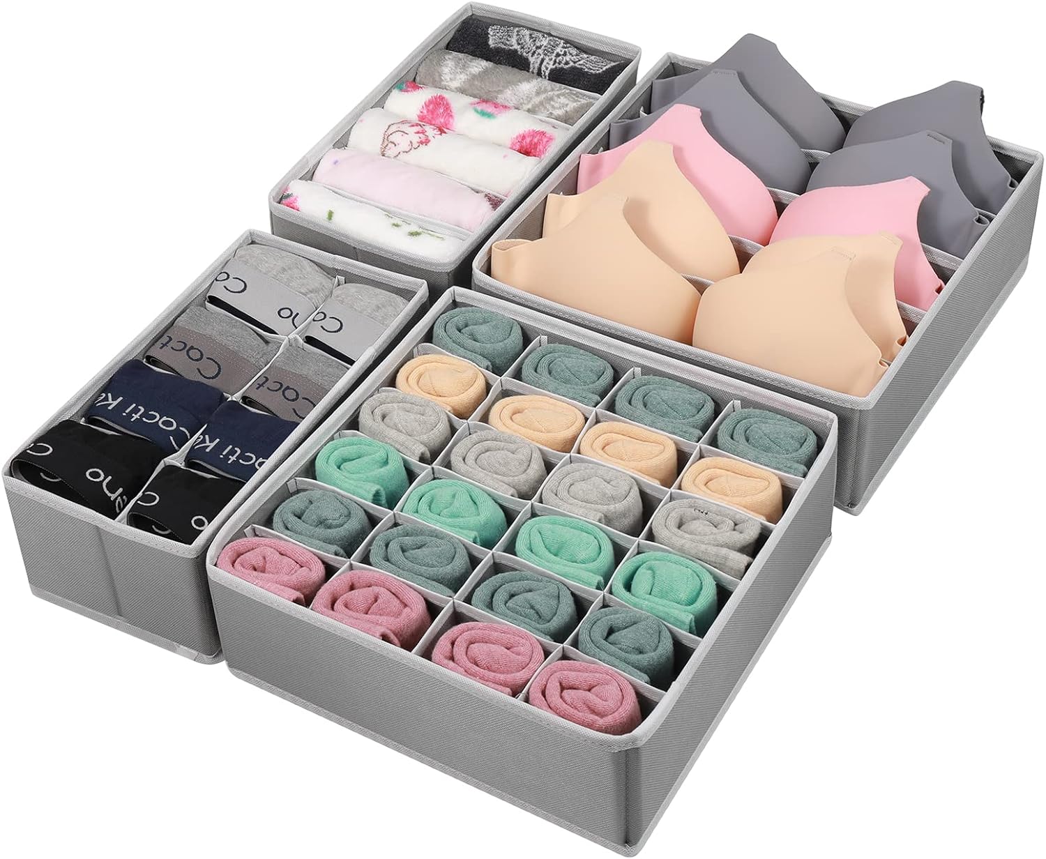 Organizador de Ropa Interior (SET X 4) - Organización y Eficiencia Máximas